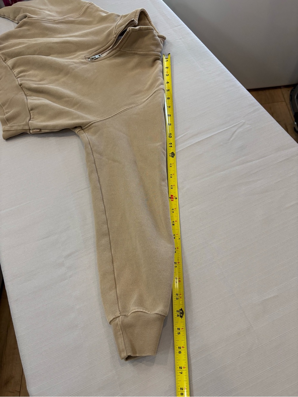 Tna Cropped Quarter-Zip Pullover - Tan #1490 - Picture 15 of 16